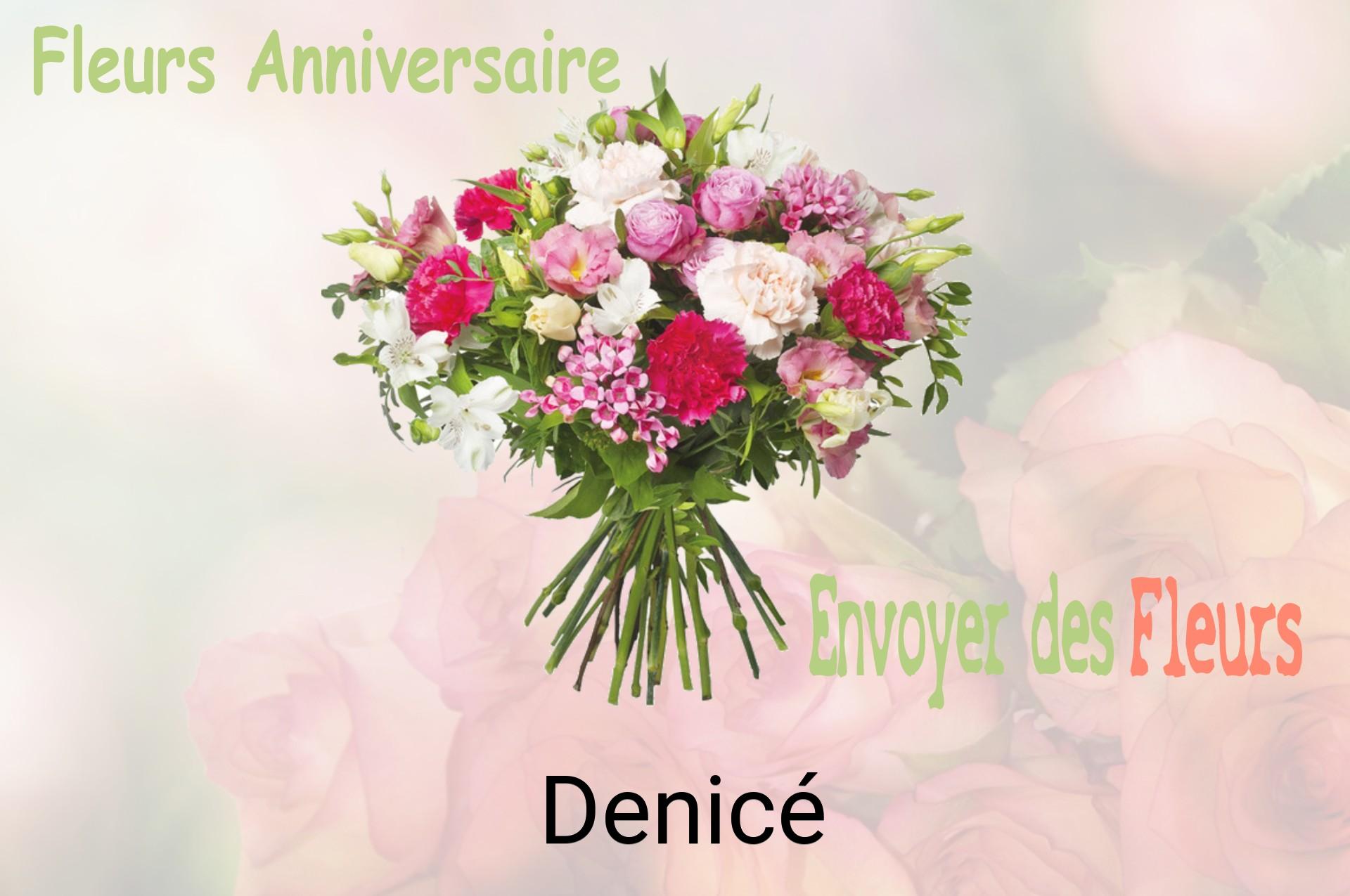 Bouquet de fleurs d’anniversaire livré à Denicé