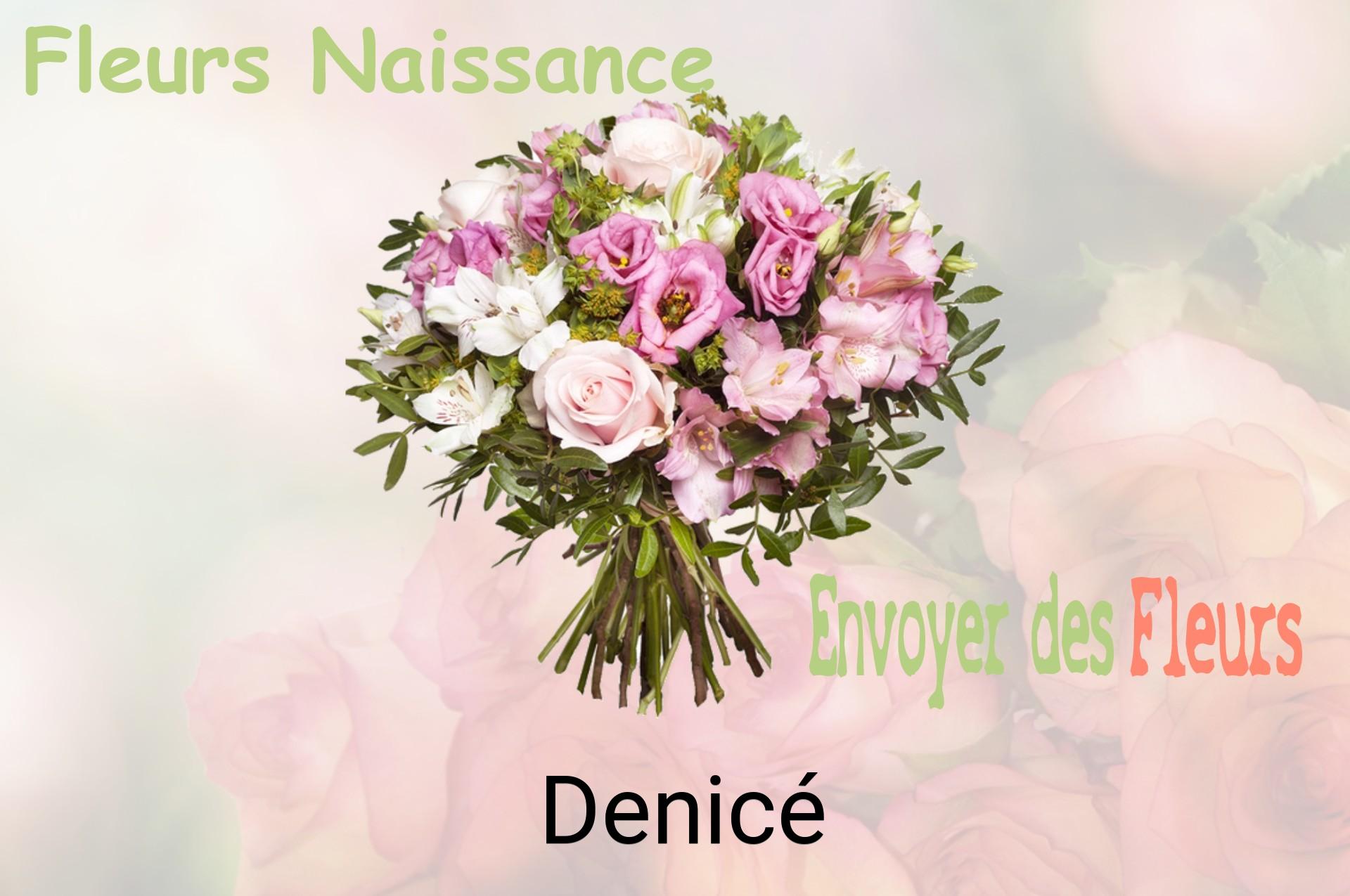 Bouquet de fleurs de naissance livré à Denicé